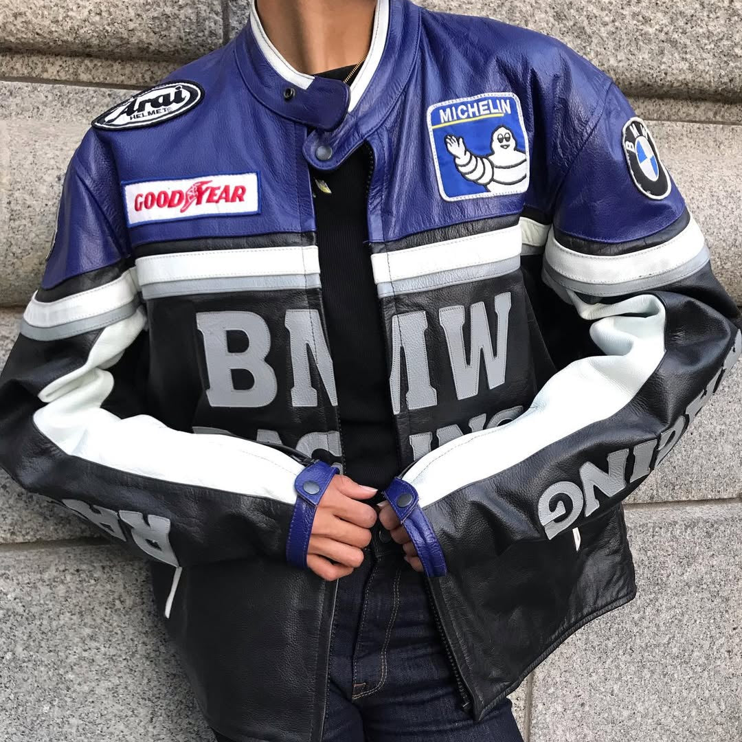 BMW RACING VINTAGE LEATHER JACKET