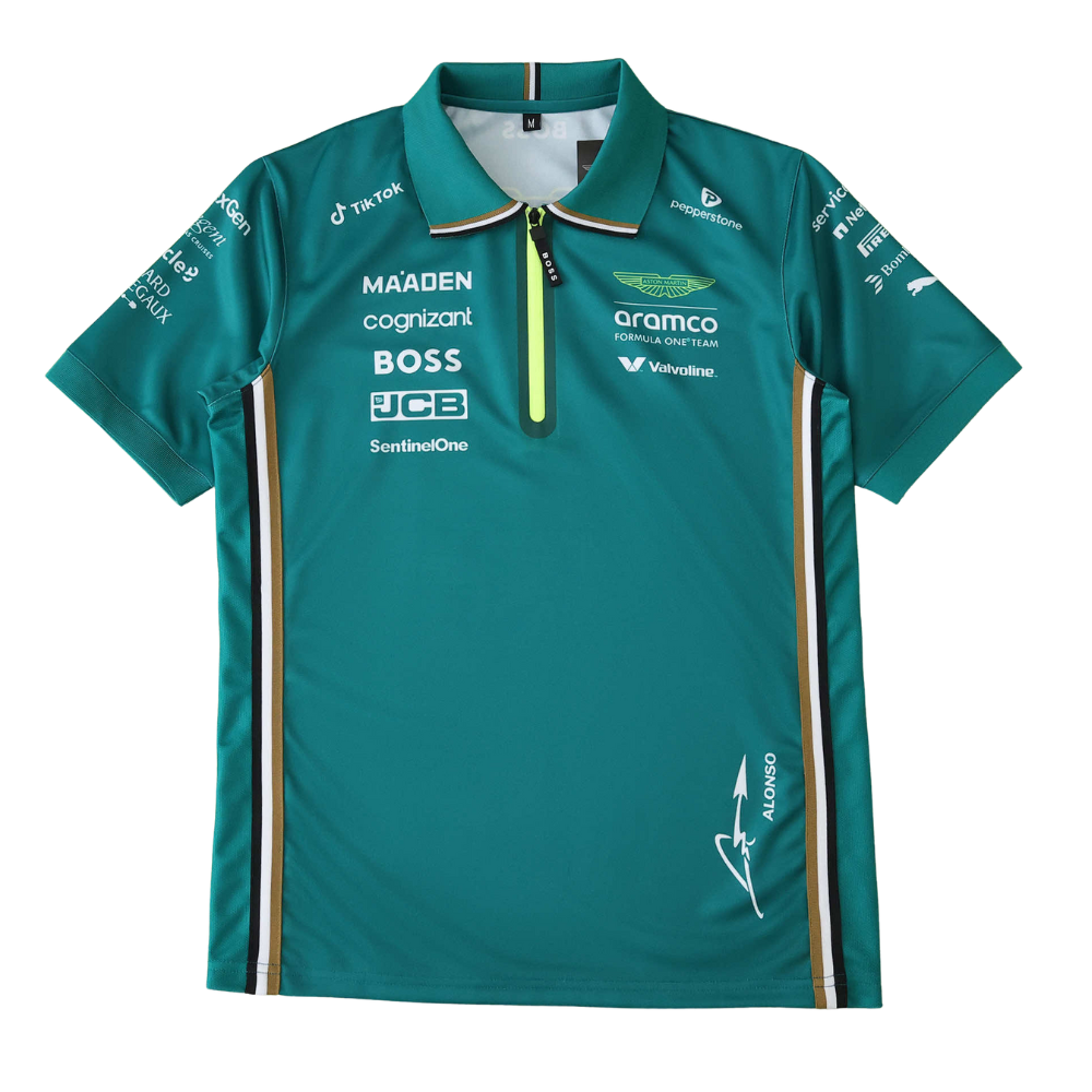 ASTON MARTIN F1 2025 TEAM POLO